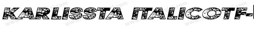Karlissta Italicotf字体转换